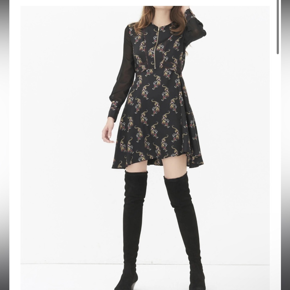 SANDRO black dress, size 1 (xs/s)